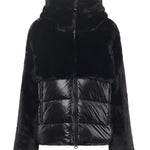 Piumino in nylon con pelliccia 25WBLDC02178 006646999 BLAUER 