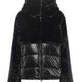 Piumino in nylon con pelliccia 25WBLDC02178 006646999 BLAUER 