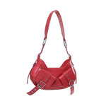 Borsa a spalla Y2K.001 FBBP70001STR -CILIEGIA/NIKEL BIASIA 