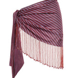 Pareo Dolly in cotone a righe<BR/> TM198004A TNC197874 THE ANDAMANE 