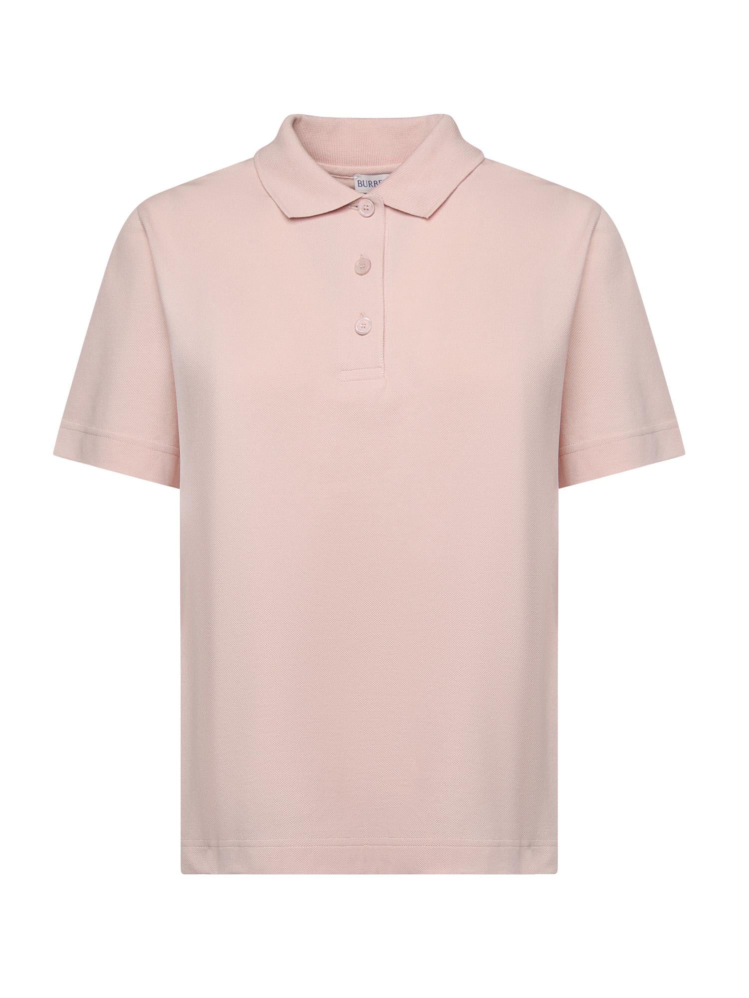 Polo in cotone con logo 8118960 C5901 BURBERRY 