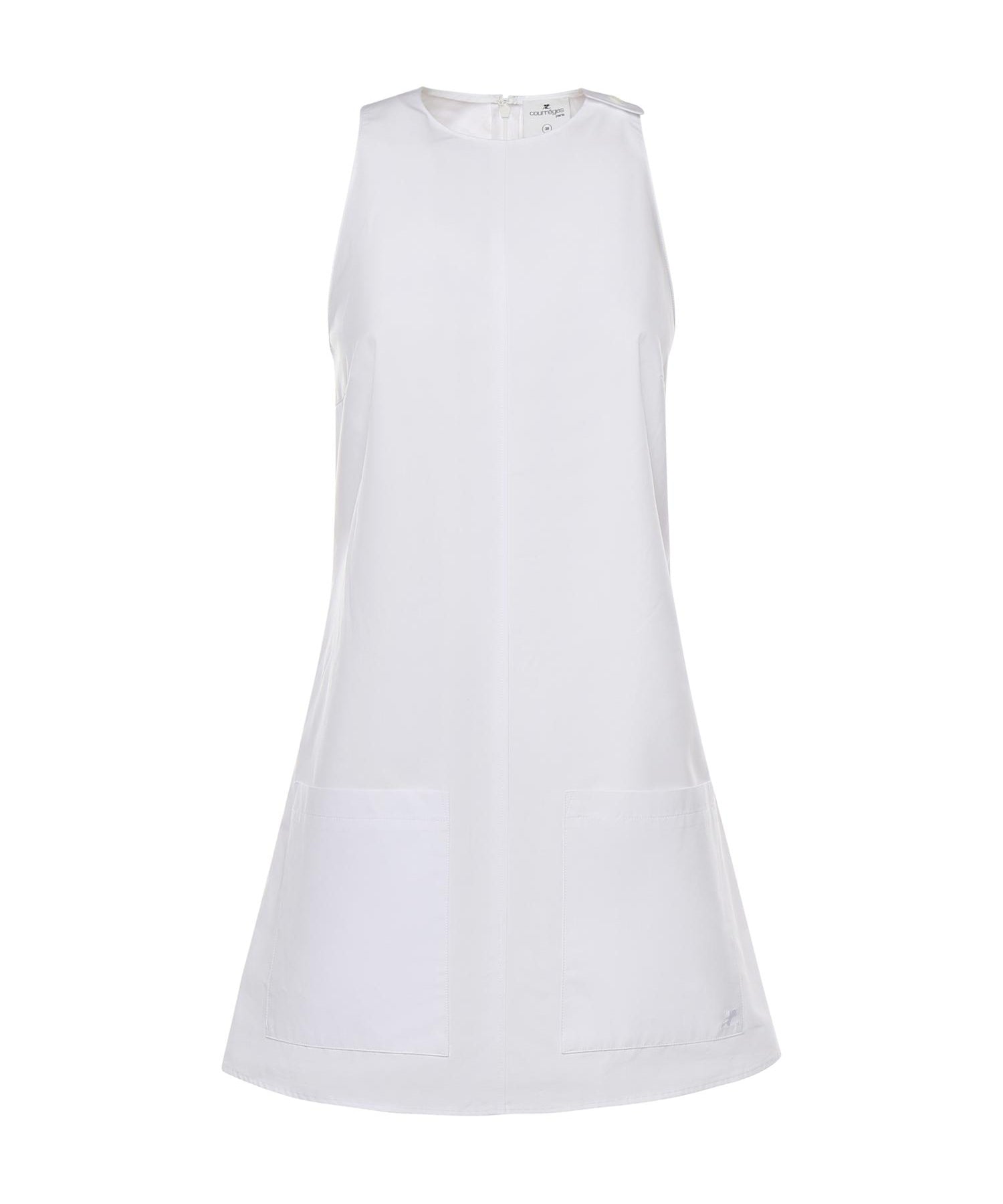 Abito Heritage in cotone 126CR0770CO0172 0010 COURREGES 