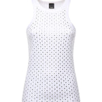 Canotta con strass e borchie<BR/><BR/> 105928 A2XYZ04 PINKO 