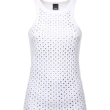 Canotta con strass e borchie<BR/><BR/> 105928 A2XYZ04 PINKO 