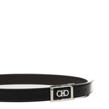 Cintura reversibile Gancini in pelle di vitello 670421 780463001 FERRAGAMO 