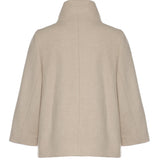 Cappa in panno di lana mélange NAW12514490XMY C002 FAY 