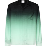 Camicia in seta jacquard con motivo ping pong sfumato UMPF25SH00603  CASABLANCA 