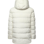 Long parka in microfibra MK9940047 LATTE MARKUP 