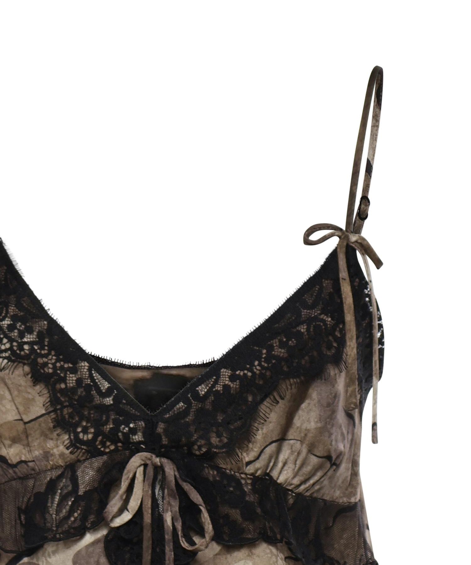 Top camouflage con pizzo 107605 A3MYCSZ PINKO 