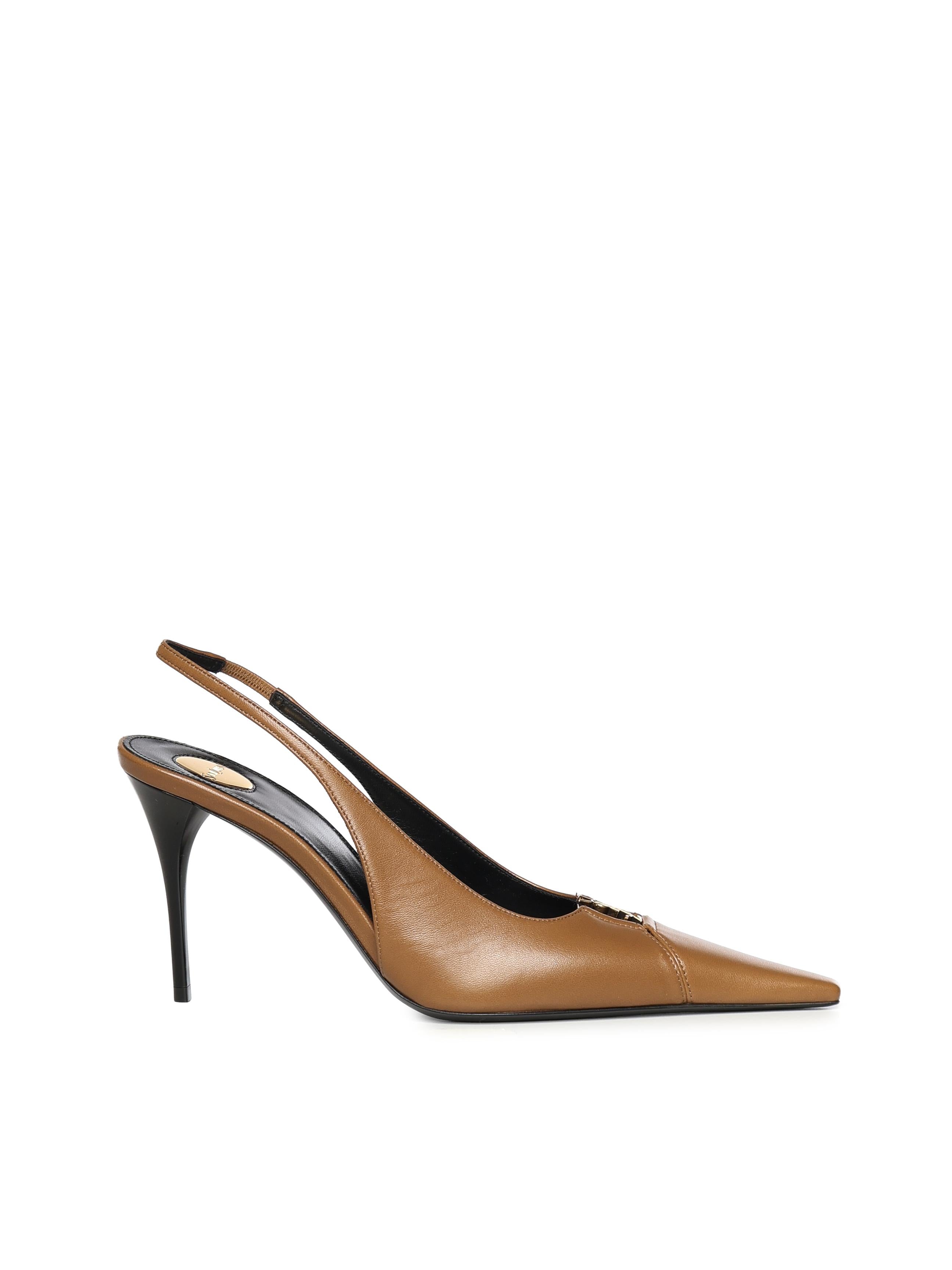 Pumps slingback Babylone Breteuil in pelle 806685 AADF12526 SAINT LAURENT 