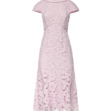 Abito midi in pizzo SS26254M P SELF-PORTRAIT 