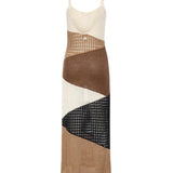 Abito lungo in maglia VSKD13069  INSPIRED BY AKEP 