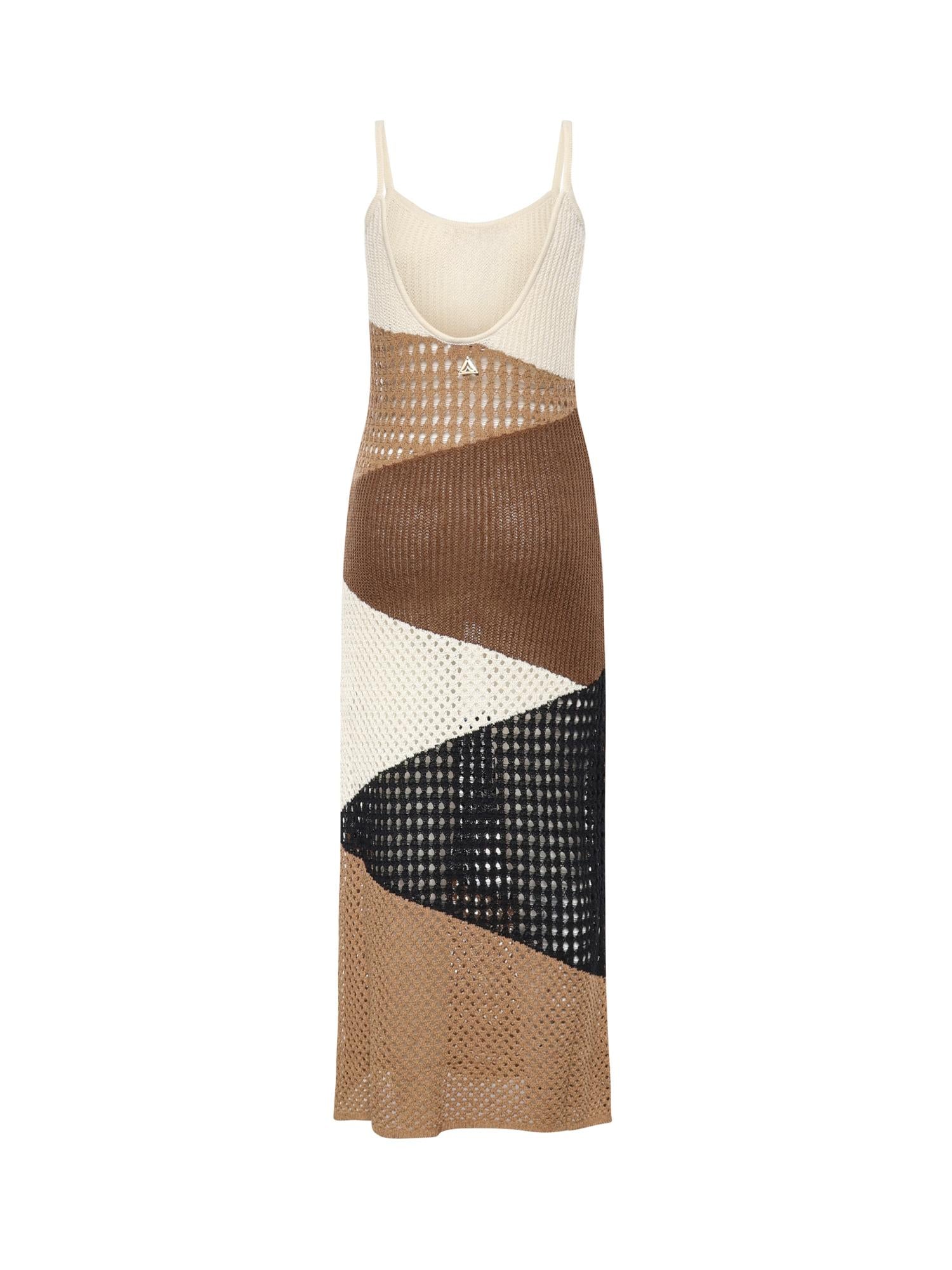 Abito lungo in maglia VSKD13069  INSPIRED BY AKEP 
