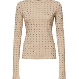 T-shirt  " Negus " con strass 2512941031600 001 SPORTMAX 