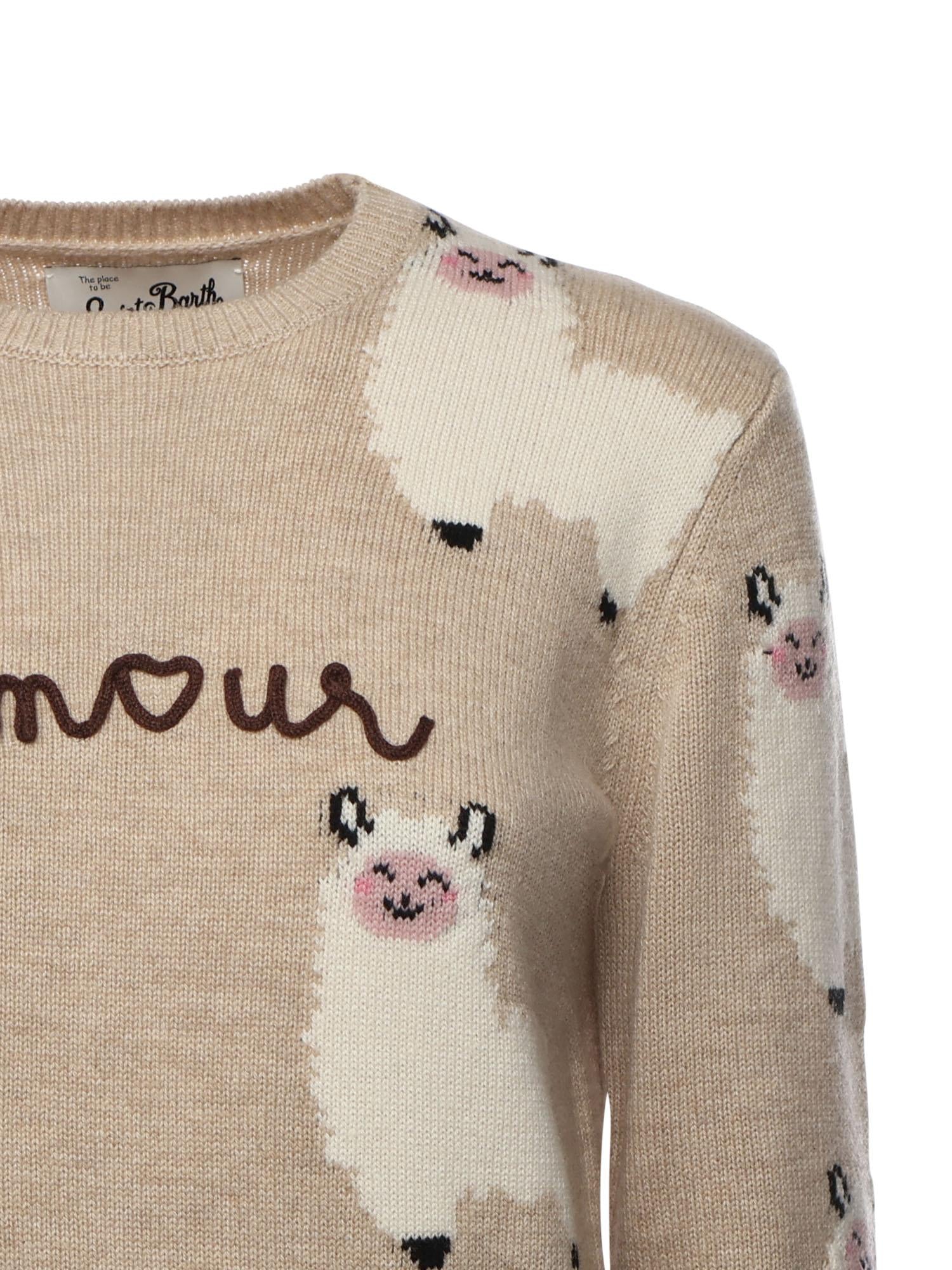 Maglione New Queen in misto cashmere<BR/> QUE0014 03975I MC2 SAINT BARTH 