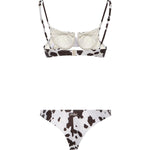 Bikini con stampa muccata NAM0002 00961L MC2 SAINT BARTH 