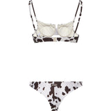 Bikini con stampa muccata NAM0002 00961L MC2 SAINT BARTH 
