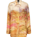 Camicia satin con stampa 104864 A2G0CN4 PINKO 