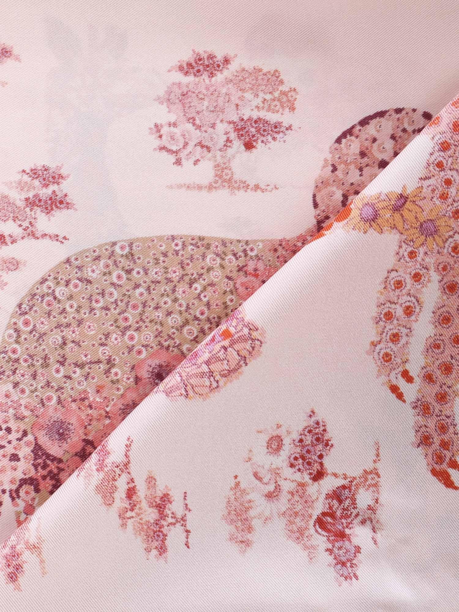 Foulard in seta con stampa 310217 785447001 FERRAGAMO 
