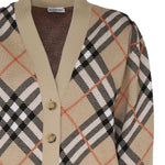 Cardigan con motivo check 8093491 B9368 BURBERRY 