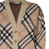 Cardigan con motivo check 8093491 B9368 BURBERRY 