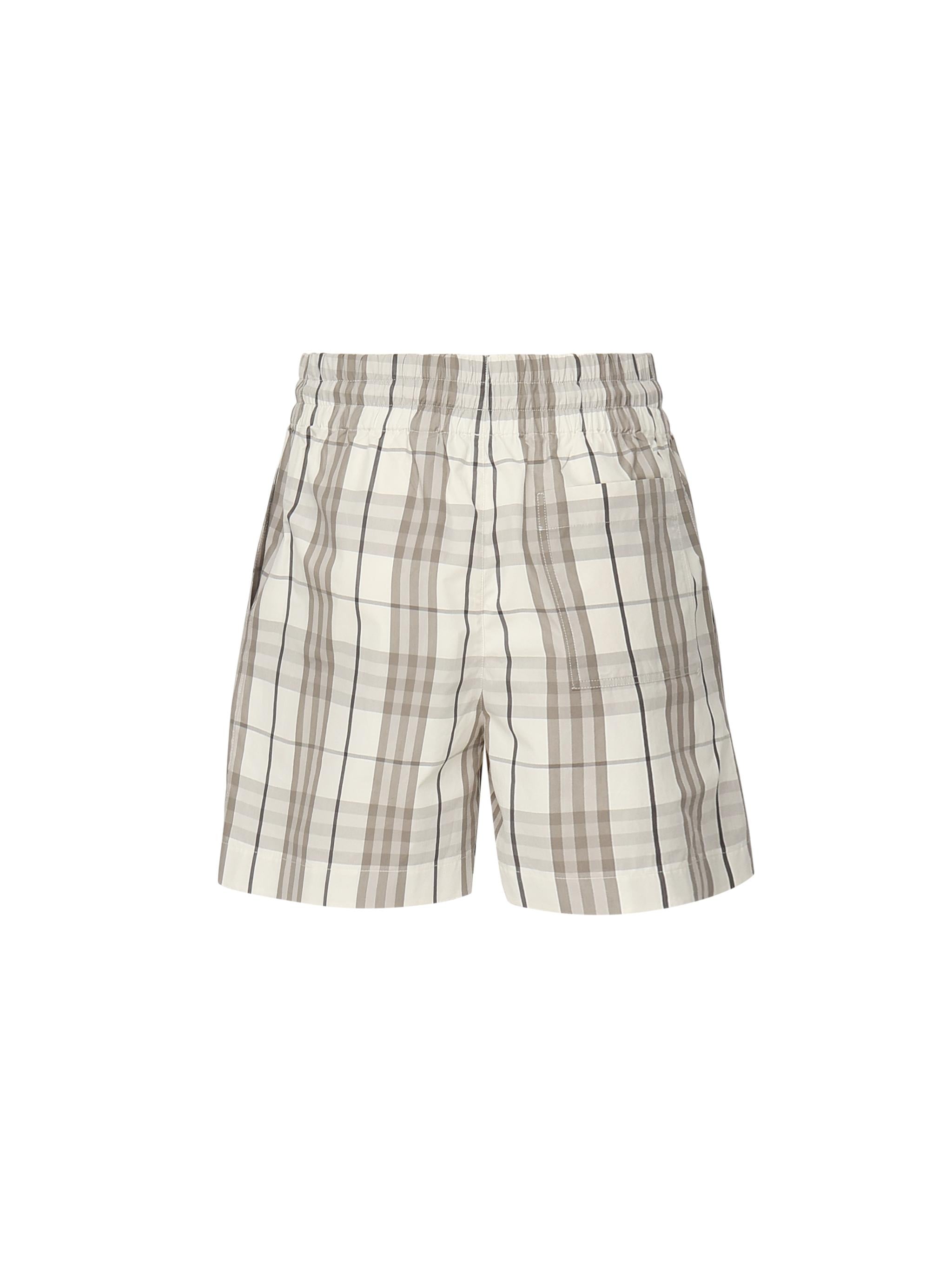 Short check in cotone 8109232 C2539 BURBERRY 