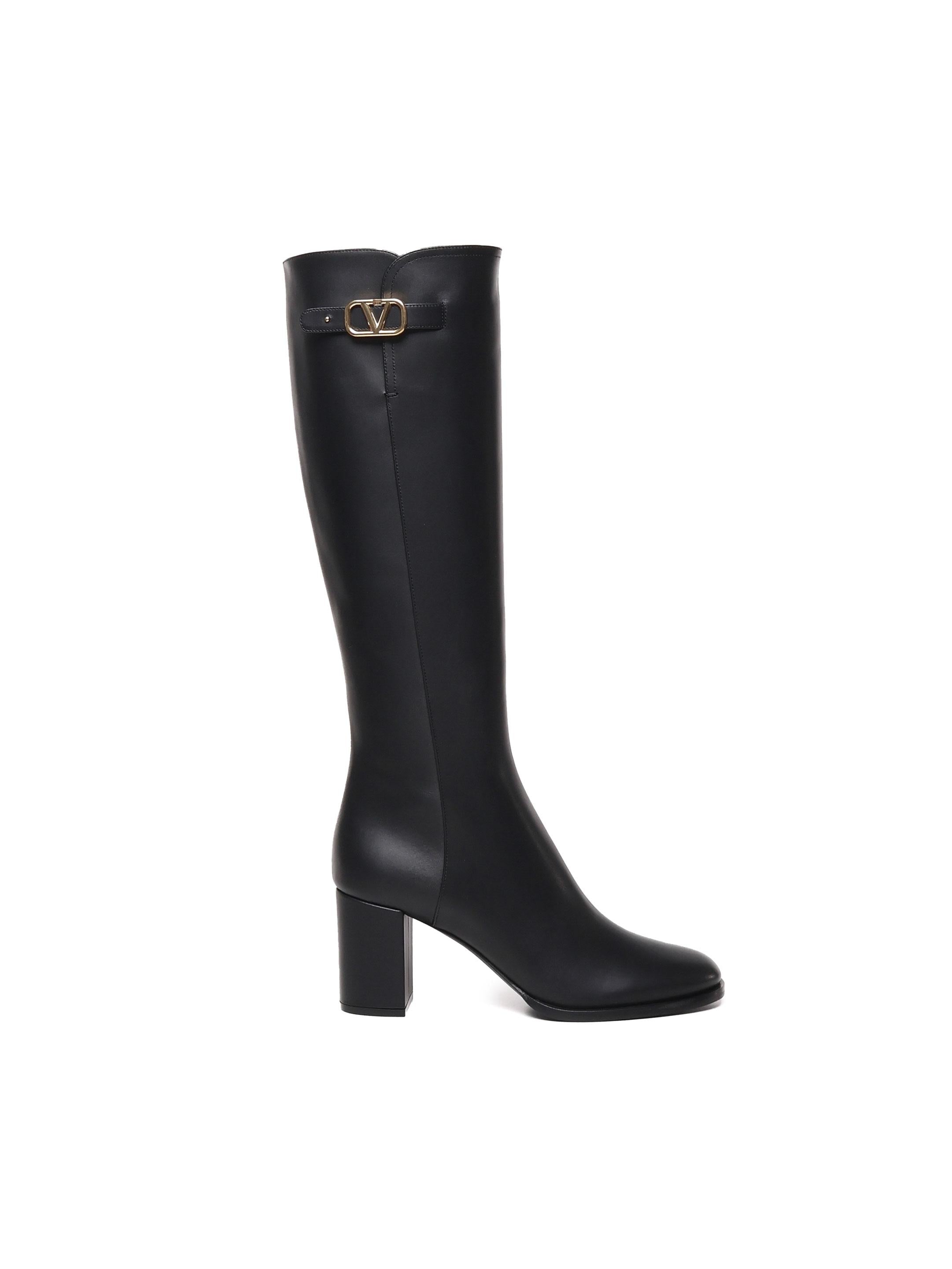 Stivali VLogo Signature in pelle di vitello 5W2S0HY0 DSH0NO VALENTINO GARAVANI 