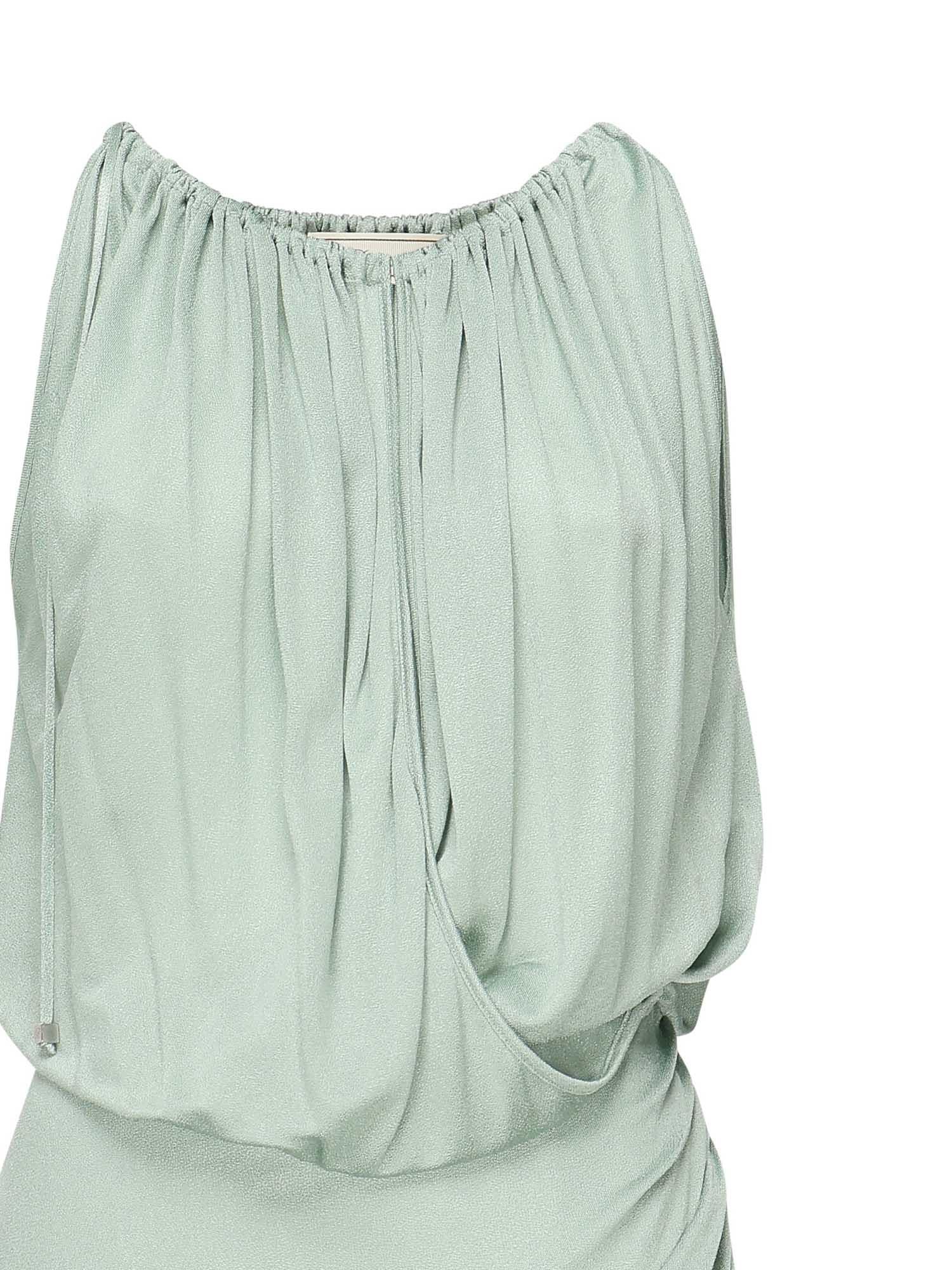Abito lungo in jersey con drappeggio 2A578A N0400 BLUMARINE 