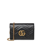 Borsa a tracolla GG Marmont super mini in pelle 474575 DTD1T1000 GUCCI 
