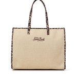 Borsa Vivian Straw effetto raffia con logo VIV0007 00369L MC2 SAINT BARTH 