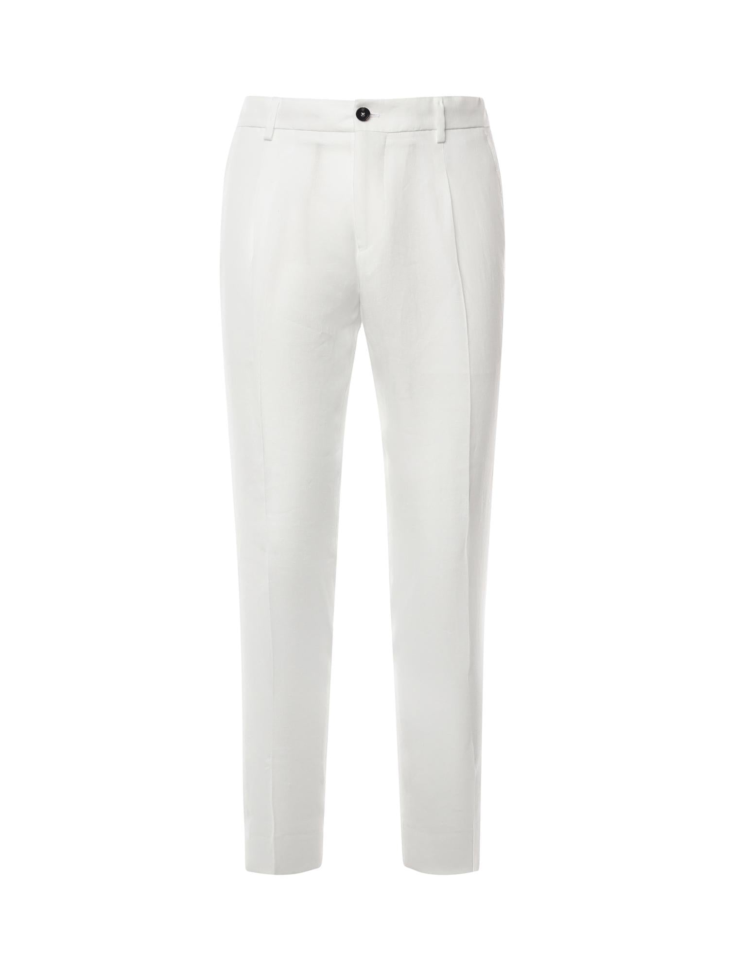 Pantaloni sartoriali in lino RICCARDO CC REGULAR LLAPPANNA BE ABLE 