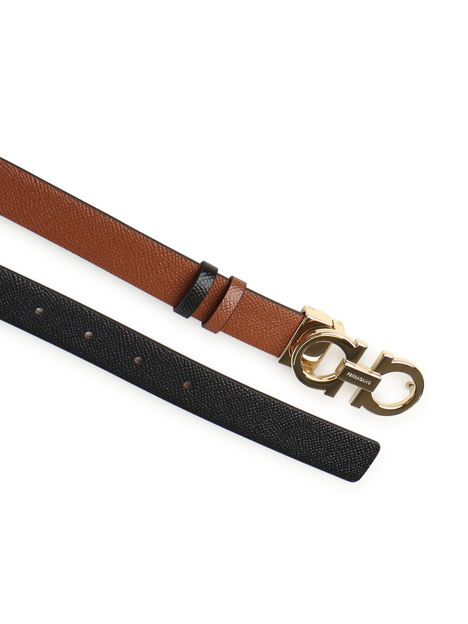 Cintura reversibile e regolabile Gancini 23A565 775473818 FERRAGAMO 