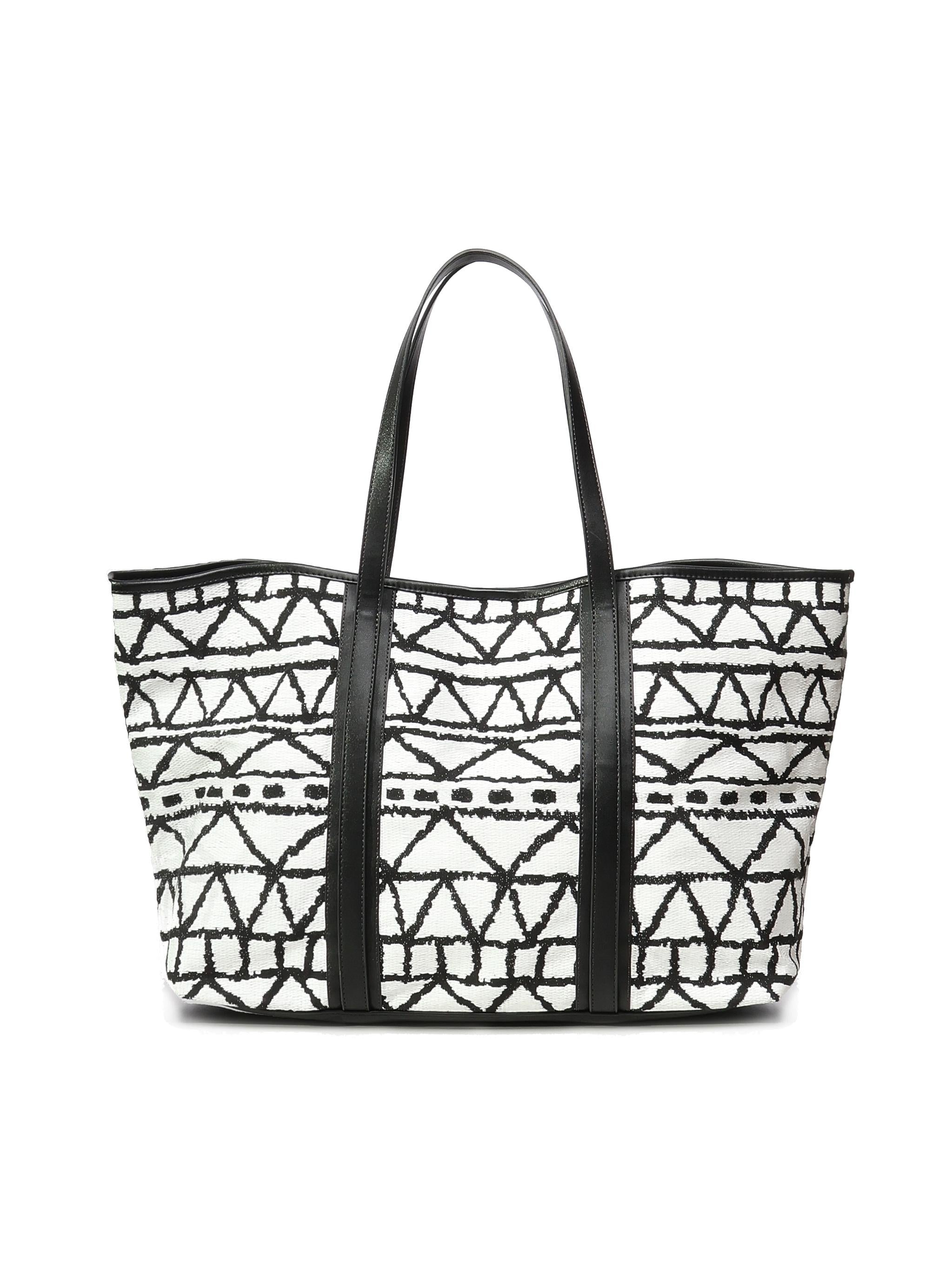 Borsa Tote Beth 73BS8VH01 BETHNERO/BIANCO V° 73 