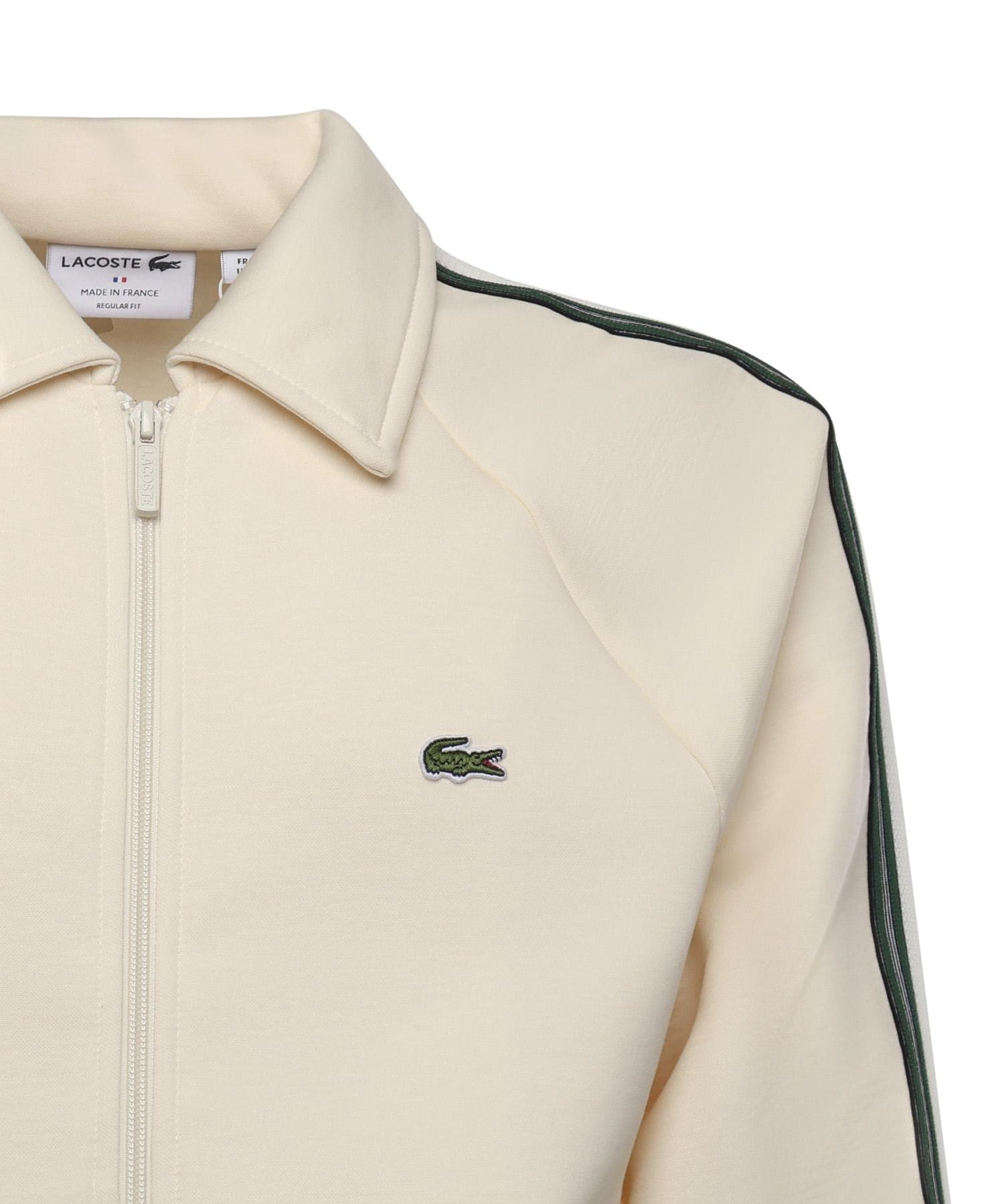 Felpa con zip e logo SH5927 XFJ LACOSTE 