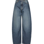 Jeans Round in denim délavé AA9P0176T536A 525 ALAIA 
