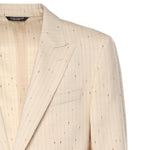 Giacca monopetto con lavorazione gessata G2NW0T FBMFWS8051 DOLCE & GABBANA 