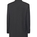 Blazer doppiopetto in lana gessata 2521046021600 002 MAX MARA 