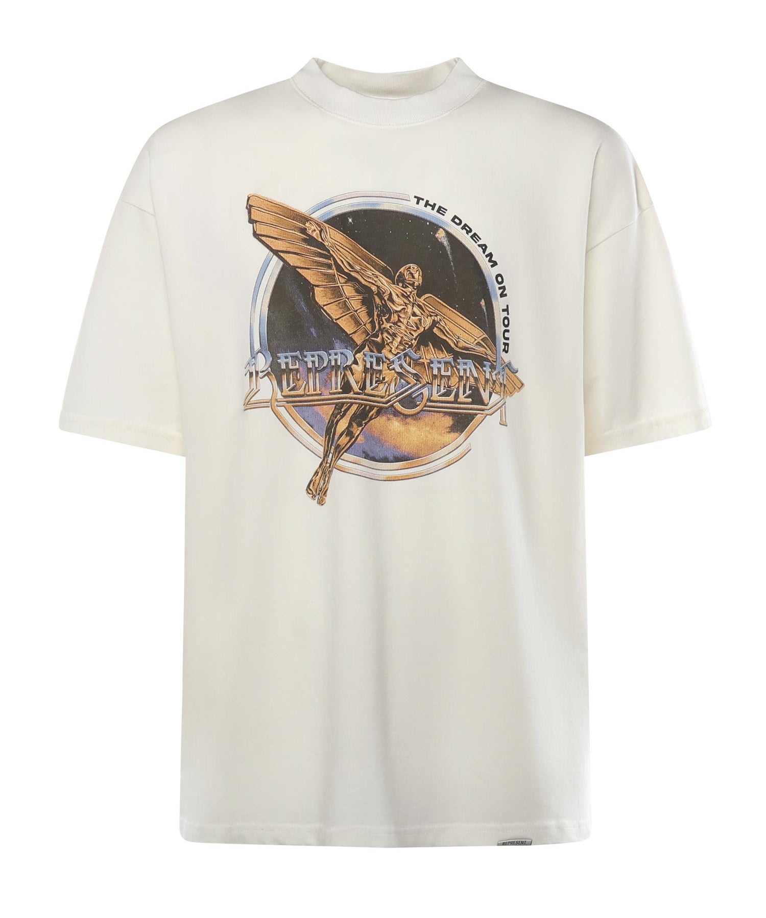 T-shirt Golden Tour in cotone<BR/> MLM100823 72 REPRESENT 