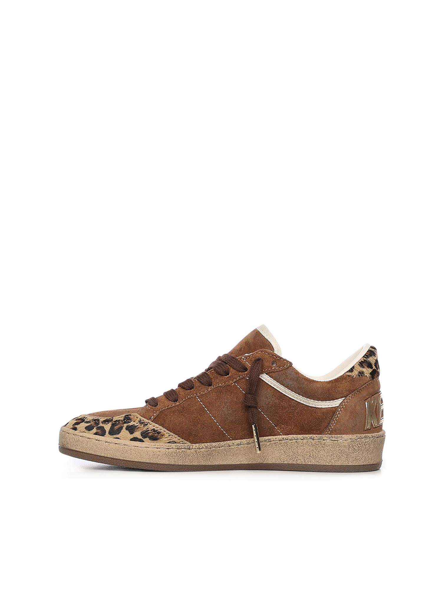 Sneaker Ball Star in pelle<BR/> GWF00117 F00806455732 GOLDEN GOOSE 