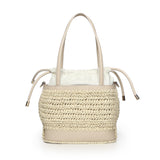 Borsa Alisya con logo 73BS9M303 ALISYAOFF WHITE V° 73 