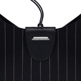Borsa Small hobo in fresco di lana gessato WB320 ES0080D999 DONDUP 