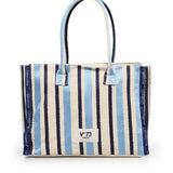 Borsa shopping con logo 73BS9MV01R ILENEAZZURRO/MULTICOLOR V° 73 