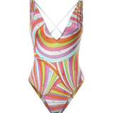 Costume intero con stampa Iride 6HMC01 6H875P26 PUCCI 