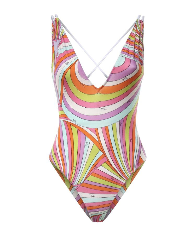 Costume intero con stampa Iride 6HMC01 6H875P26 PUCCI 