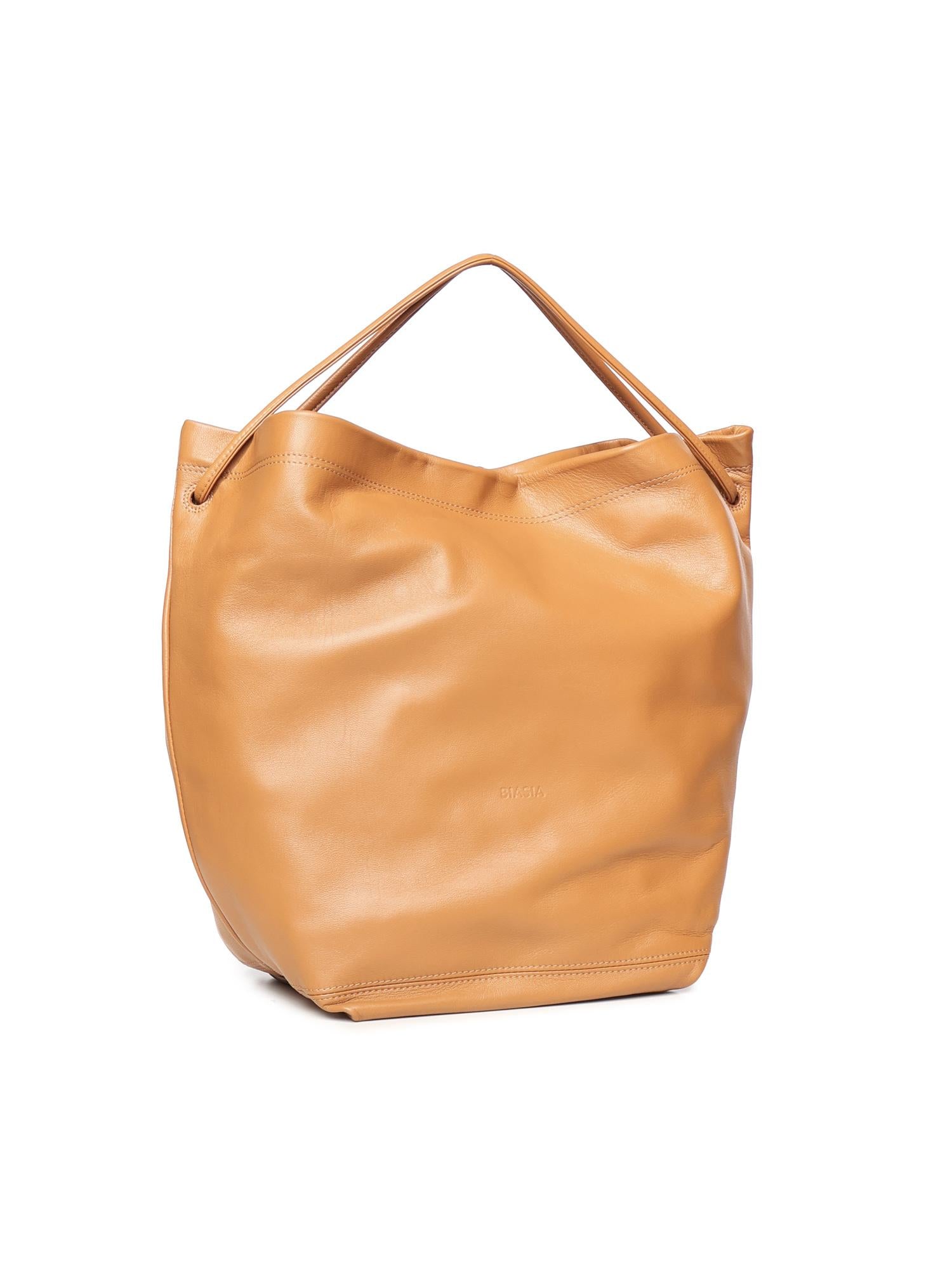 Borsa a spalla in pelle BIBP9ZI01 089 BIASIA 
