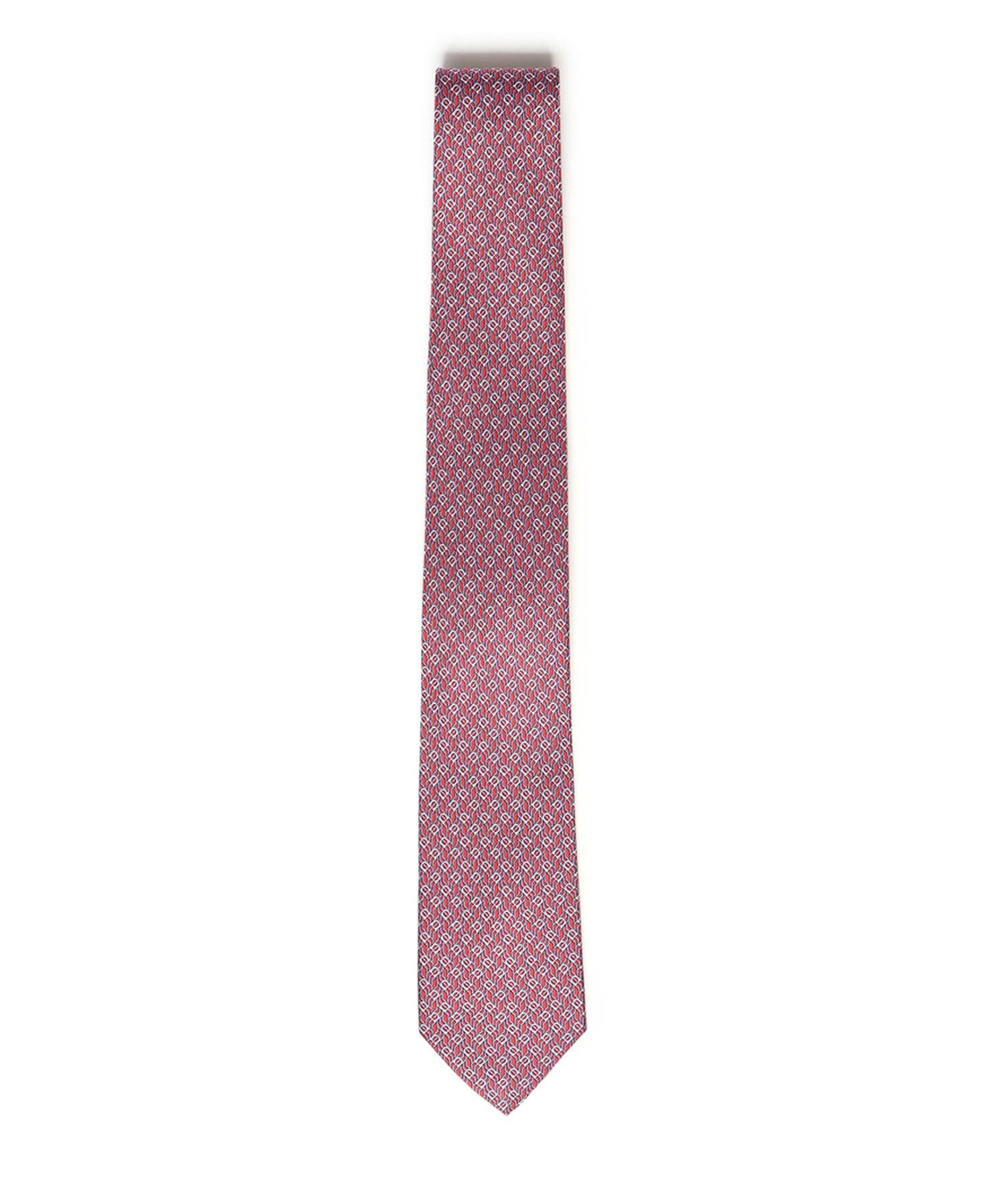 Cravatta in seta con stampa 350950 768565004 FERRAGAMO 