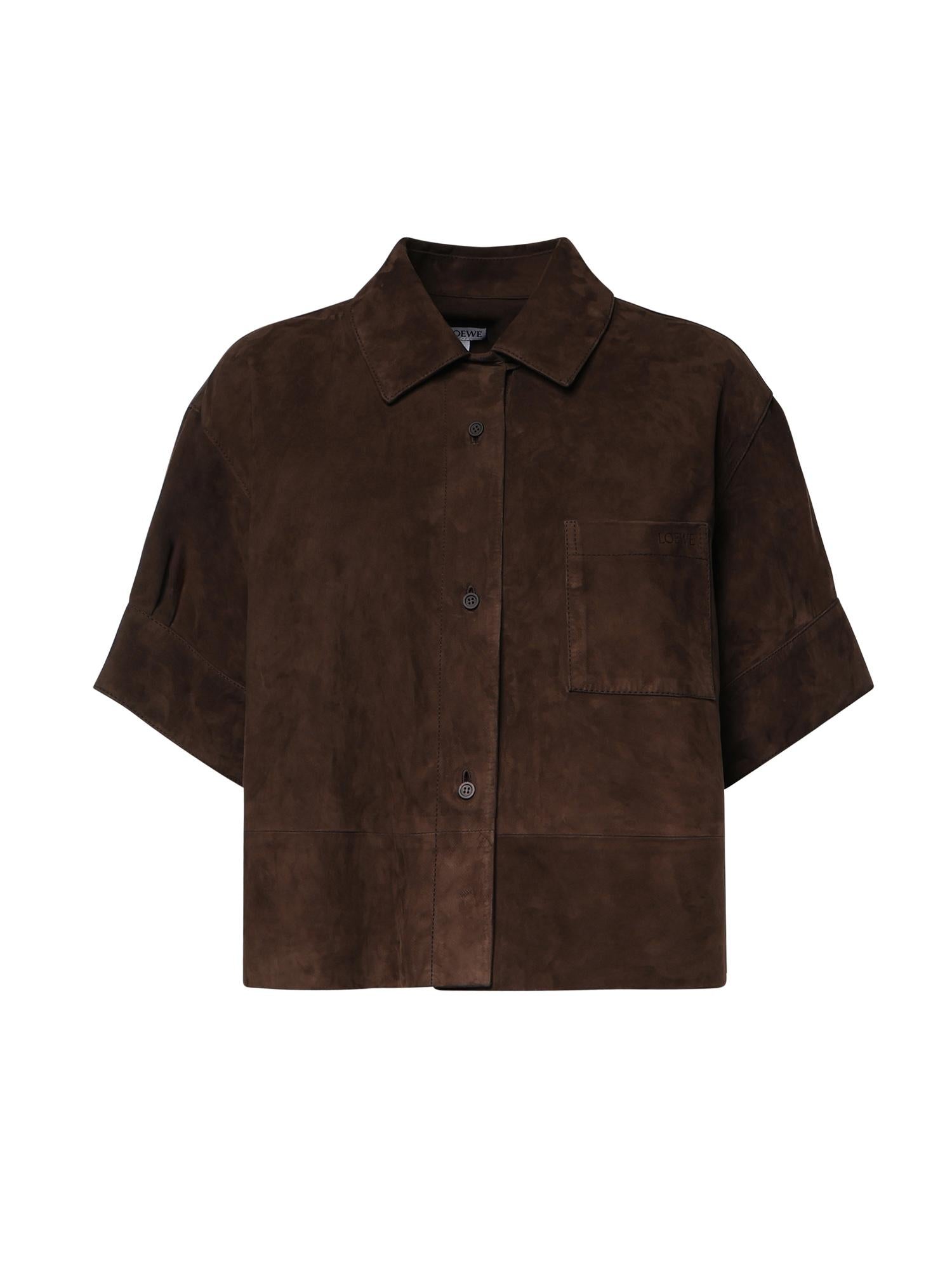 Camicia in pelle scamosciata S616Y31L05 3110 LOEWE 