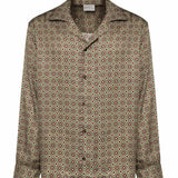 Camicia con stampa in viscosa KSH233VI032 KK Drôle de Monsieur 