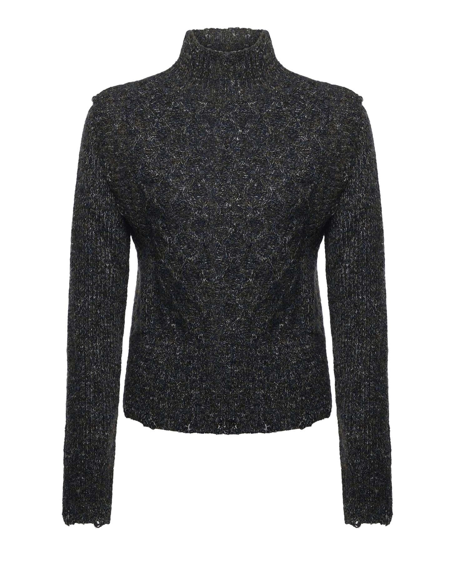 Dolcevita in maglia a trecce 105968 A2YBIG1 PINKO 