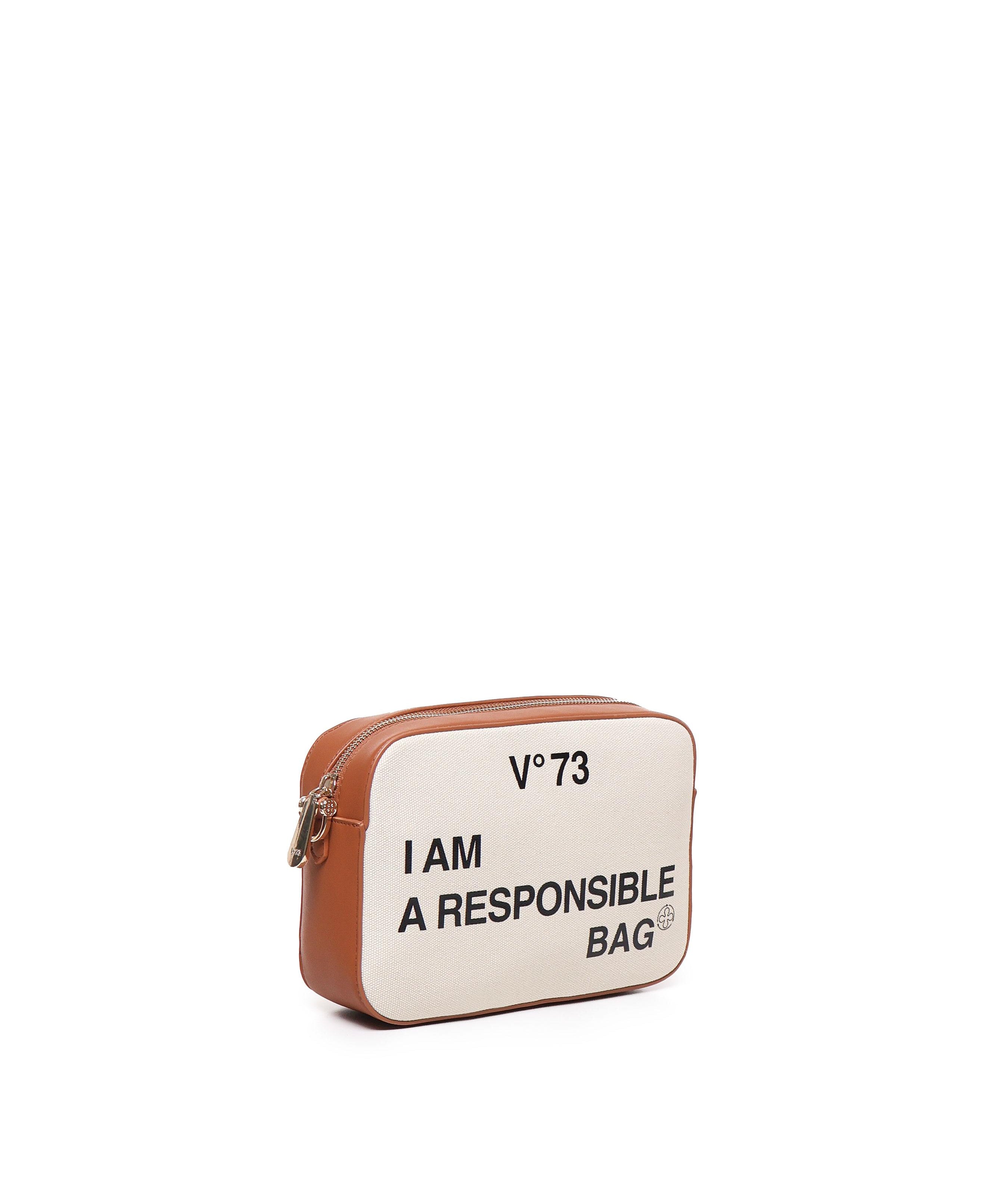 Borsa a tracolla Responsability 73BS6AF04 RESPONSIBILITY BISNATURALE/CUOIO V° 73 